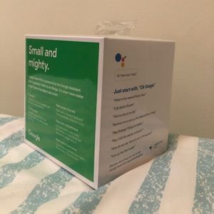 BRAND NEW Google Home Mini (aqua)